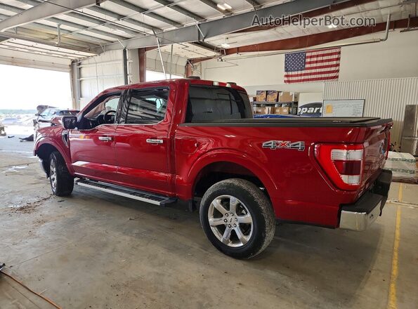 1FTFW1E5XPFA45182 2023 FORD F150 Red Հետևի ձախ