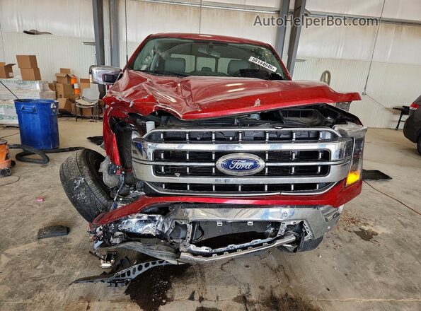 1FTFW1E5XPFA45182 2023 FORD F150 Red Դիմացի տեսք