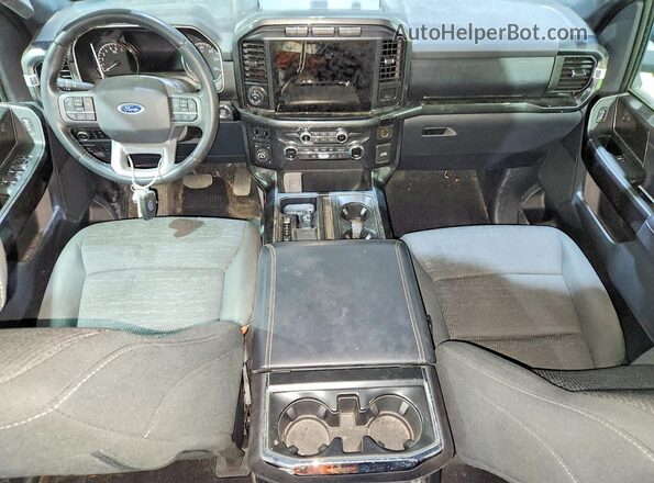 1FTFW1E80MFA20409 2021 FORD F150 Серый Вид панели приборов