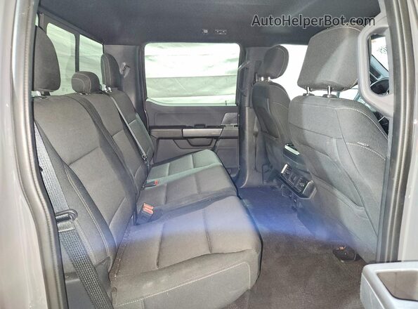 1FTFW1E80MFA20409 2021 FORD F150 Серый Вид задних сидений
