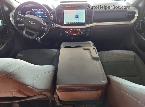 1FTFW1E80MFA21771 2021 FORD F150 Blue Առջևի վահանակի տեսք