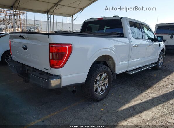 1FTFW1E80MFC36650 2021 FORD F150 Белый Задняя правая четверть