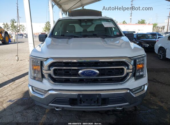 1FTFW1E80MFC36650 2021 FORD F150 Белый Вид щитка приборов