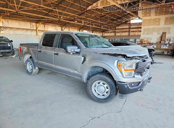 1FTFW1E80MKD84515 2021 FORD F150 Gray Front right