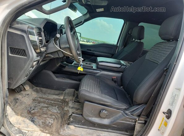 1FTFW1E80MKE40470 2021 FORD F150 White Front interior view