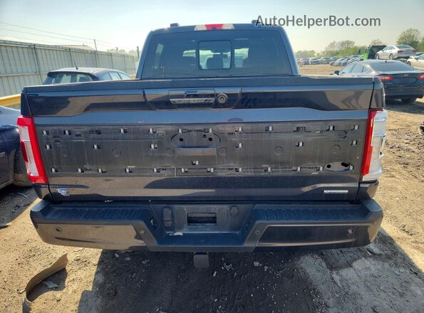 1FTFW1E80NFB29325 2022 FORD F150 Gray Widok z tyłu