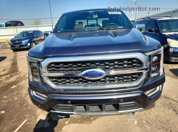 1FTFW1E80NFB29325 2022 FORD F150 Gray Widok z przodu