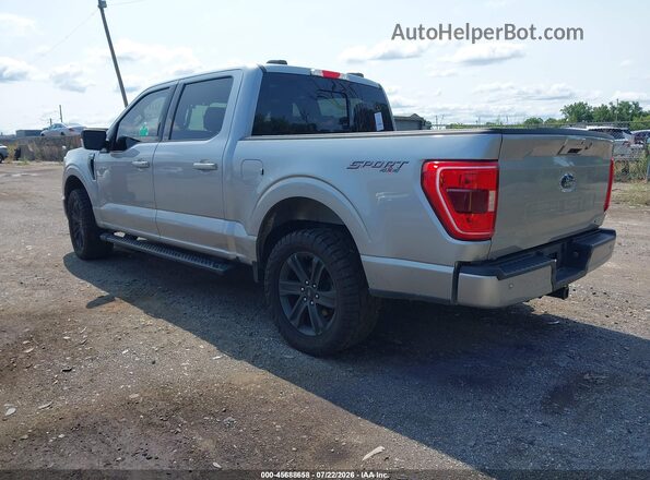 1FTFW1E80PKD17451 2023 FORD F150 Серебряный Задняя левая четверть