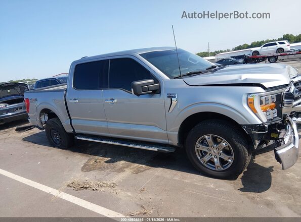 1FTFW1E80PKF92429 2023 FORD F150 Silver Widok wnętrza 360 stopni