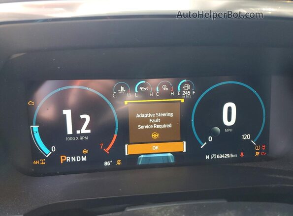 1FTFW1E81MFA61504 2021 FORD F150 Blue Вид щитка приладів