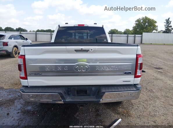 1FTFW1E81MFA80716 2021 FORD F-150 KING RANCH SUP White 