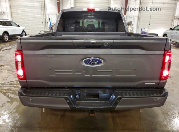 1FTFW1E81MFB78886 2021 FORD F150 Gray Rear view