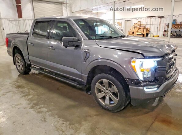 1FTFW1E81MFB78886 2021 FORD F150 Gray Front right