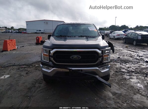 1FTFW1E81MKD44508 2021 FORD F150 Черный Вид задней части салона