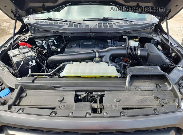 1FTFW1E81NFA85142 2022 FORD F150 Серый Вид задней части салона