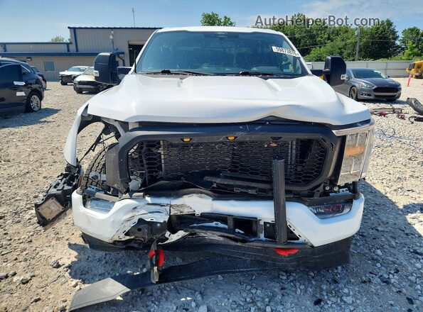 1FTFW1E81NFB07253 2022 FORD F150 White Դիմացի տեսք