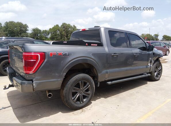 1FTFW1E81NKE61667 2022 FORD F150 Серый Вид щитка приборов