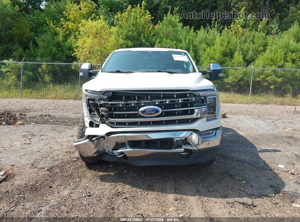 1FTFW1E82NFA60962 2022 FORD F150 White Widok zestawu wskaźników