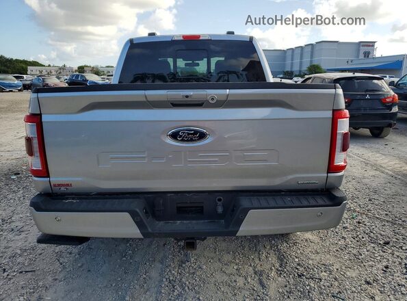 1FTFW1E82PFC02715 2023 FORD F150 Silver Widok z tyłu