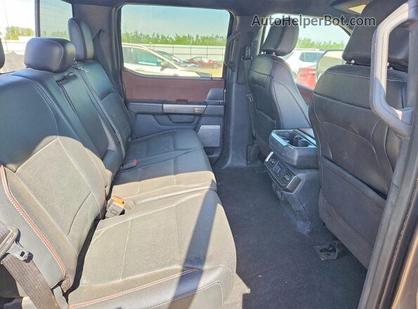 1FTFW1E82PFC08921 2023 FORD F150 Серый Вид задних сидений