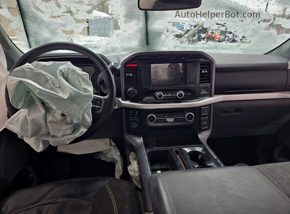 1FTFW1E82PFC13780 2023 FORD F150 Blue Առջևի վահանակի տեսք
