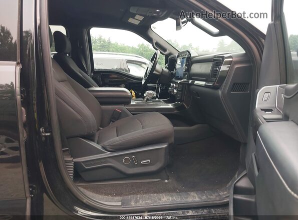 1FTFW1E83MFA20159 2021 FORD F150 Black წინა სალონის ხედი