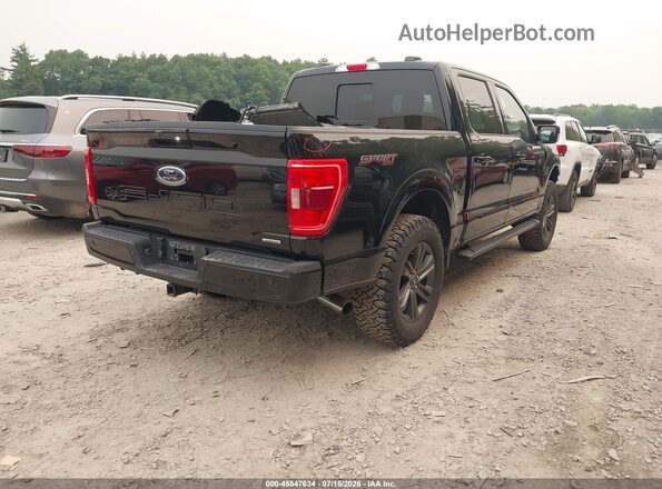 1FTFW1E83MFA20159 2021 FORD F150 Black უკანა მარჯვენა