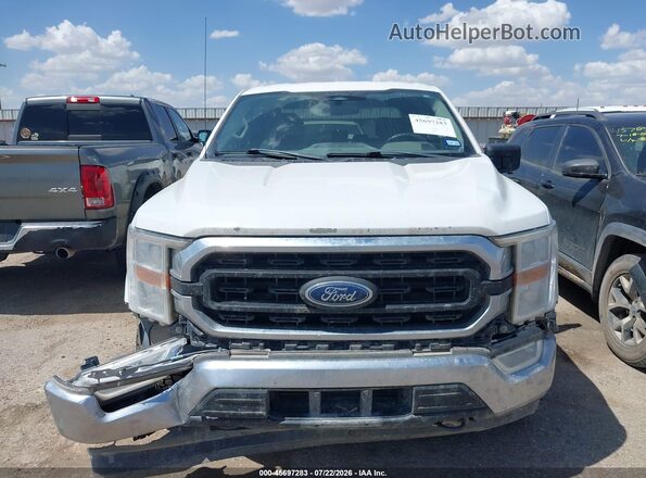 1FTFW1E83MFA76098 2021 FORD F150 White Սալոնի հետևի տեսք