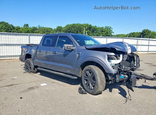 1FTFW1E83MFC84031 2021 FORD F150 Gray წინა მარჯვენა