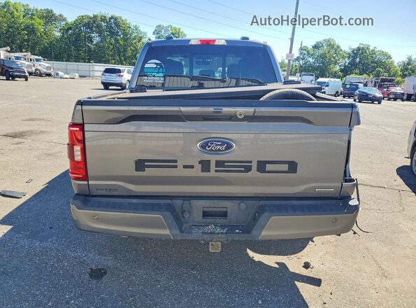 1FTFW1E83MFC84031 2021 FORD F150 Gray უკანა ხედი