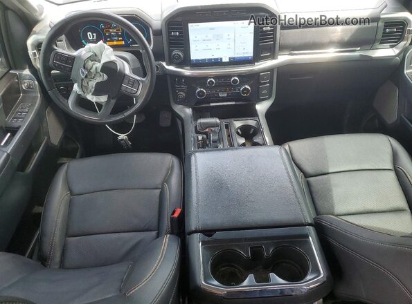 1FTFW1E83NFA11558 2022 FORD F150 Черный Вид панели приборов