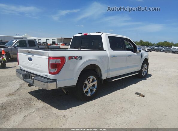1FTFW1E83NFB84903 2022 FORD F150 White Tył prawy