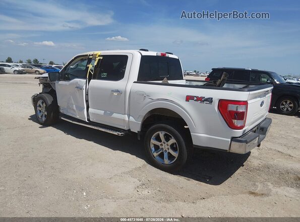 1FTFW1E83NFB84903 2022 FORD F150 White Tył lewy
