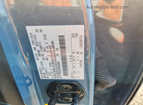 1FTFW1E83PKE23053 2023 FORD F150 Blue Շարժիչի բաժամունքի տեսք