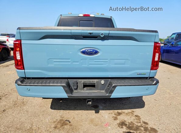 1FTFW1E83PKE23053 2023 FORD F150 Blue Հետևի տեսք