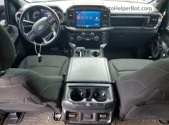 1FTFW1E84MFA19909 2021 FORD F150 Green Dashboard view
