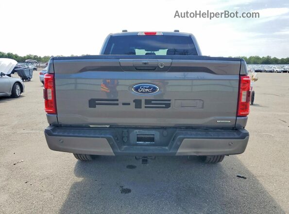 1FTFW1E84MFC75631 2021 FORD F150 Charcoal Widok z tyłu