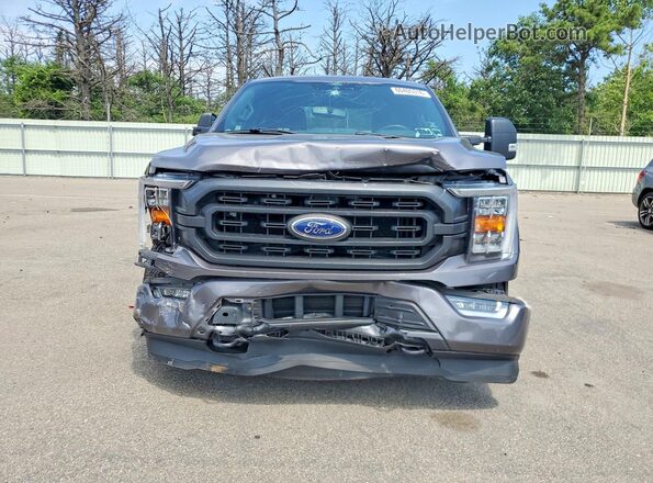 1FTFW1E84MFC75631 2021 FORD F150 Charcoal Widok z przodu