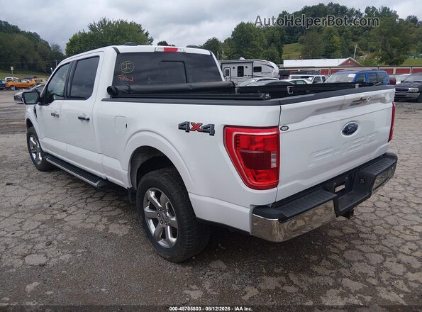 1FTFW1E84NFB86417 2022 FORD F150 White უკანა მარცხენა