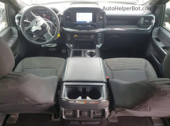 1FTFW1E84NKD37196 2022 FORD F150 Gray Dashboard view