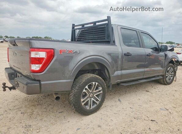 1FTFW1E84NKD37196 2022 FORD F150 Gray Rear right