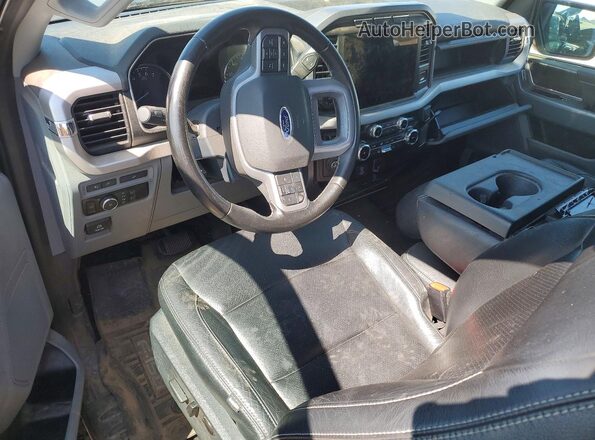 1FTFW1E84PFA77958 2023 FORD F150 Blue Առջևի վահանակի տեսք