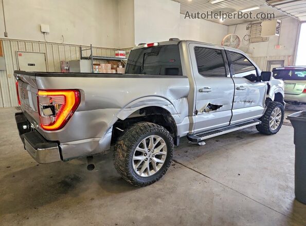 1FTFW1E85MFA04769 2021 FORD F150 Silver Trasero derecho