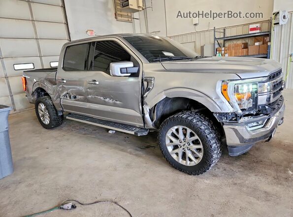 1FTFW1E85MFA04769 2021 FORD F150 Silver Delantero derecho