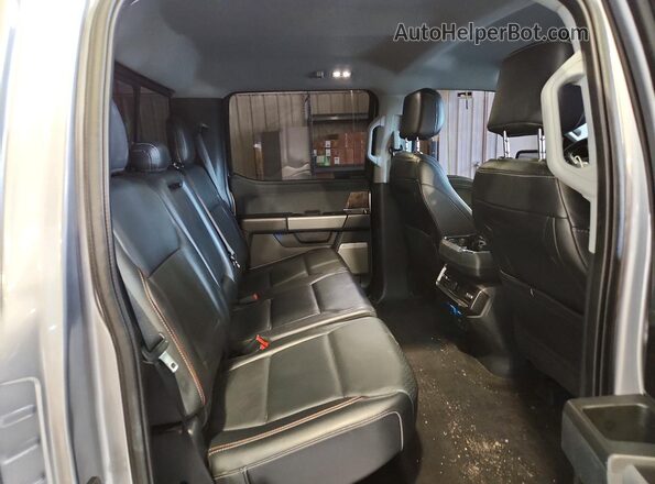 1FTFW1E85MFA04769 2021 FORD F150 Silver Vista de los asientos traseros
