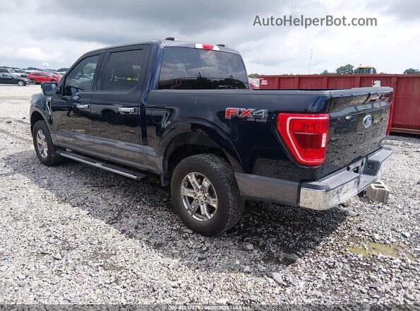 1FTFW1E85MFA92352 2021 FORD F150 Синий Задняя левая четверть