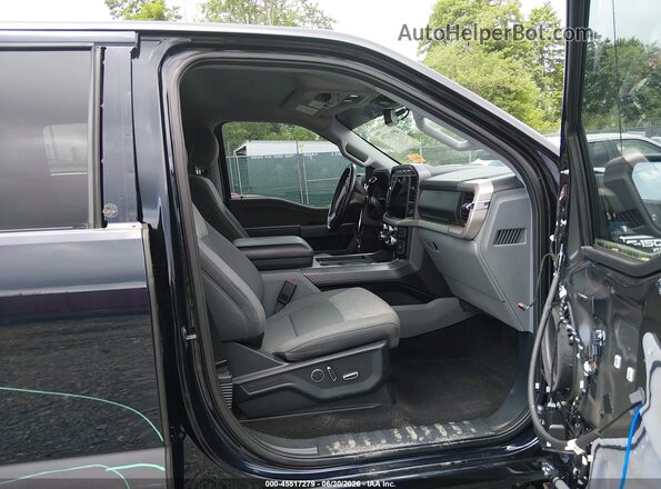 1FTFW1E85MFA92352 2021 FORD F150 Синий Вид салона спереди