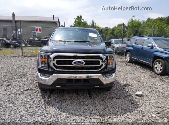 1FTFW1E85MFA92352 2021 FORD F150 Синий Вид щитка приборов