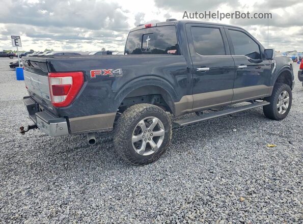 1FTFW1E85MFB36091 2021 FORD F150 Black Հետևի աջ