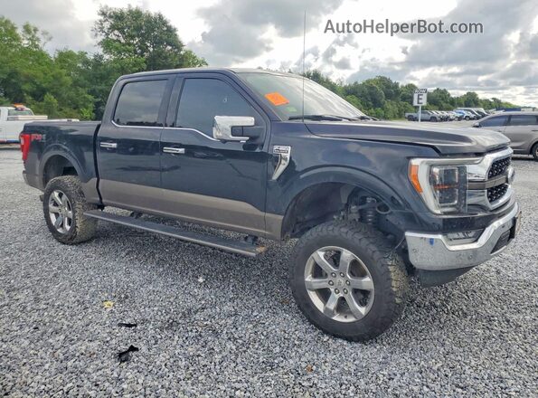 1FTFW1E85MFB36091 2021 FORD F150 Black Առջևի աջ